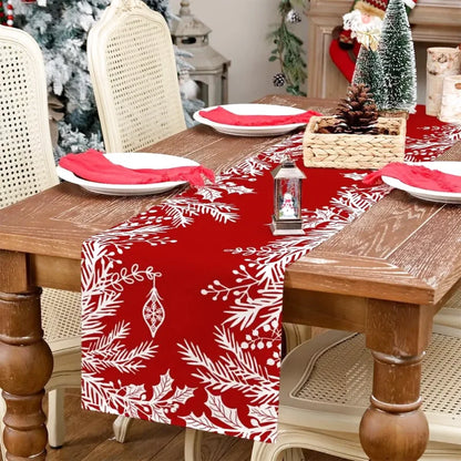 Chemin de Table Rouge Noel